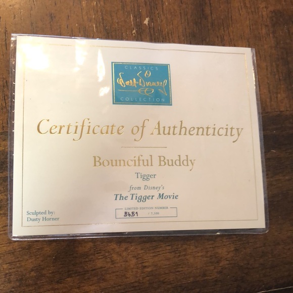 WDCC Disney Tigger figurine Bounciful buddy with box & COA - Picture 2 of 9